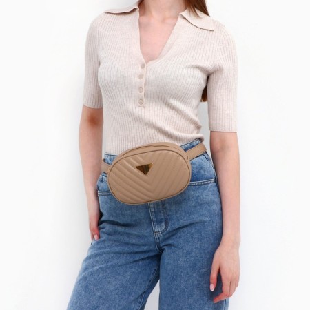 Women's Barry Bag with a sequent 20x13x6 cm, beige color-8