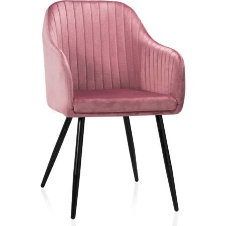 SLAM SLAM Metal/velor, black/pink 53x60x82 cm-8