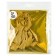 Set of balls "festive" foil, latex, color gold, 10 pcs.