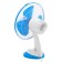 Fan Luazon LOF-03, desktop, 35 watts, 28 cm, 3 modes, plastic, white-blue