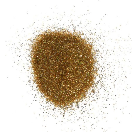 Decorative sparkles Luxart luxglitter (dry), 20 ml, size 0.2 mm, holographic gold-2