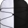 School textile school with lacing, 38x29x11 cm, black and white