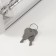 Casket Plastic Metal Carcass "Transparent" 18x25x18 cm