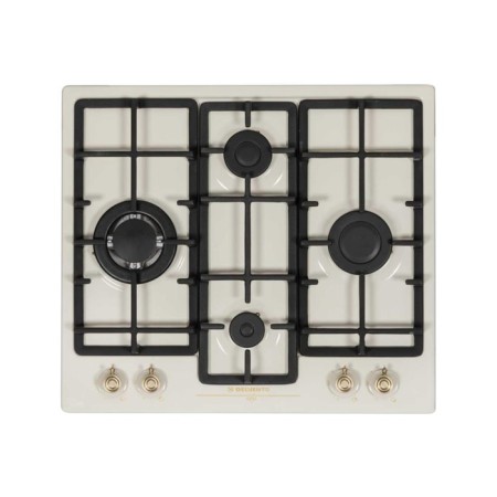 Hon surface Delvento V60V41O220, gas, 4 burners, beige