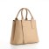 Women's bag with zipper, Textura, average size, beige color