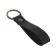 Leather keychain for a car key, strap, genuine leather, black