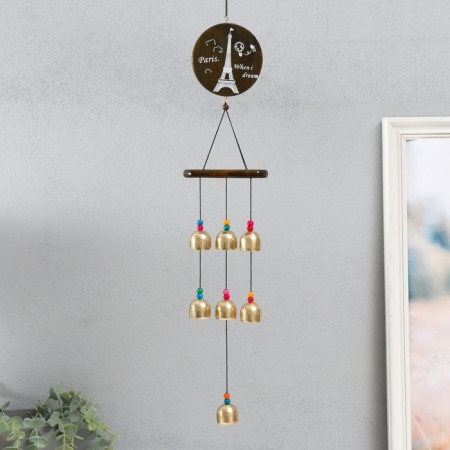 Wind Music Metal "Eiffel Tower" 7 bells 60 cm