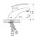 Accoona A9014 shell mixer, single -leaf, chrome