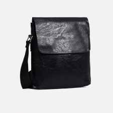 Male bag, black color