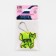 The reflective element "cat", bilateral, 4.9 × 4.9 cm, color mix