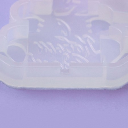 Silicone Mold for candy and chocolate "Dragon with a sign 2024"-5