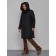 Coat insulated winter female, size 48, black color