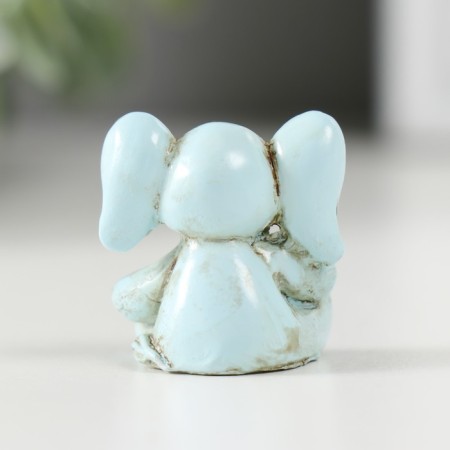 Polystone souvenir "Sitting Elephant" 2x3.2x3 cm-2