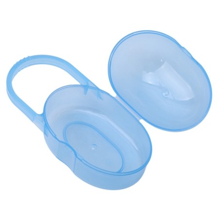 A container for storing and sterilizing children's nipples and dummy, blue color-2
