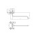 Eleanti Elt2020 bath mixer, two -wound, hose, watering can, bracket, chrome