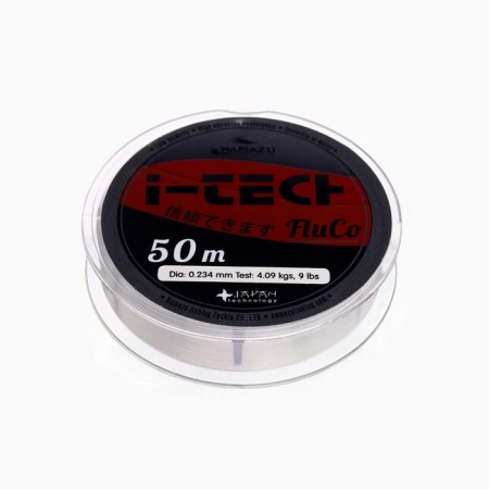 Namazu I-Tech Fluco fishing line, diameter 0.234 mm, test 4.09 kg, 50 m, transparent