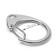 Metal carbine "Circle", D = 18 mm, 31 × 24 mm, 10 pcs, silver color