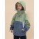 Windbreaker for boys, height 140 cm, green color