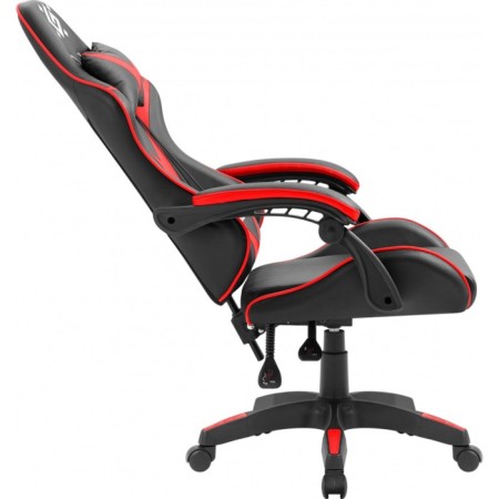 Playing chair Defender Xcom, up to 100 kg, eco-leather, black and red-4