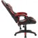 Playing chair Defender Xcom, up to 100 kg, eco-leather, black and red