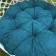 Pillow for swing "Tina", diameter 60 cm, turquoise color