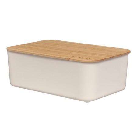 Oursson Skandi Bread, with a cutting board, size 29.6x19.6x11 cm, ivory color-2