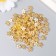 Decor for creativity plastic "Stars" gold set of 100 pcs 1x1 cm
