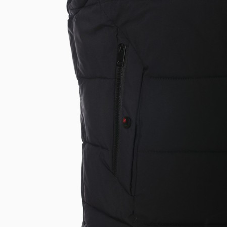 Warm vest of men's, black color, size 50-10