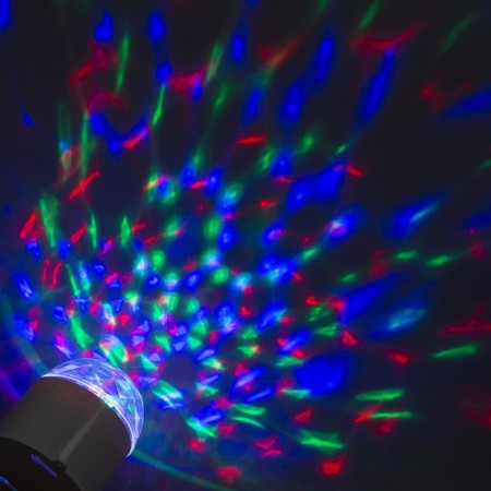 Light device "Crystal ball" 7.5 cm, glow RGB, 220 V, white-2