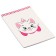 Notepad A5, on the crest, 40 sheets, cats aristocrats