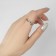 Ring "Right" claws, color black silver, dimensionless