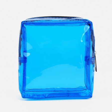 Lightning cosmetic bag, blue color-1