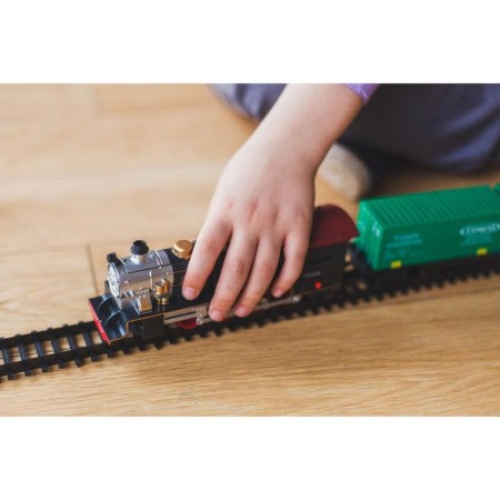 The Rail Road "Sowing Train", 320 cm length, light and sound effects, works from batteries-11