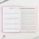 Diary 100 goals "Pink". A solid cover, glossy lamination, A5 format, 80 sheets.
