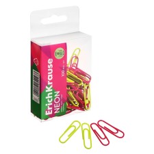 Office paper clips 28 mm, 100 pcs, Erichkrause 