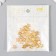 Decor for creativity Plastic "Golden Snowflake with Pearls" set of 30 pcs 1.1x1.1 cm
