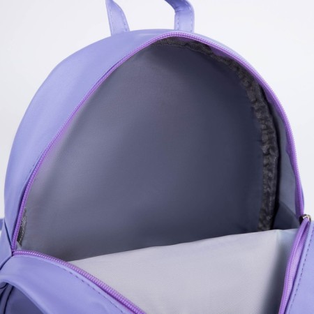 Baby backpack for girls made of artificial leather "Star", plush strip, 27x23 x 10 cm-4