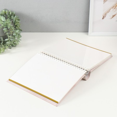 Photo album magnetic 30 sheets 23x28cm "Flower collection14 (1 white rose)"-2