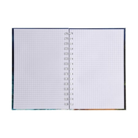 A notebook of 80 sheets in the cage on the rowing "Mayak", cover cardboard 7BC, glossy lamination, block 60g/m2-1