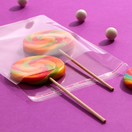 BOPP package with an adhesive valve 12 x 16/4 cm, 25 μm-4