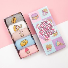 Набор носков KAFTAN "Fries before guys" 5 пар, р-р 35-38