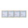 Cardboard price tag 100 pieces "butterfly-4", 25 sheets in the set