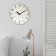 Wall clock, series: interior, "feathers", smooth move, d-30.5 cm