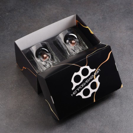 A set of glasses for whiskey "impenetrable. Venice with a bullet"-1