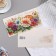 Money envelope "Happy Birthday!" lush flowers, 18.5x8.5 cm