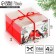 Capcake box "heat and comfort", 16 x 16 x 10 cm, new year