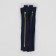 Metal zipper, No. 4, non-proceeding, automatic lock, 14 cm, dark blue/gold color