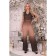 Female suit, size 48, beige color