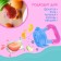 Set: Nibbler for feeding with silicone mesh + silicone toothbrush on a finger in a container + silicone rejector "Kotorusalka"