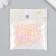 Glass beads 8/0 "Marshmallo. Matte. Melange. Ash-pink" 10 g
